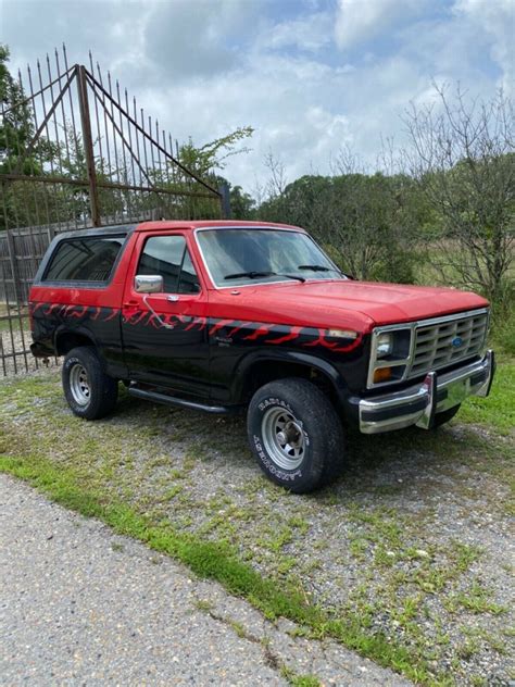 1986 Ford Bronco 4wd Classic Ford Bronco 1986 For Sale