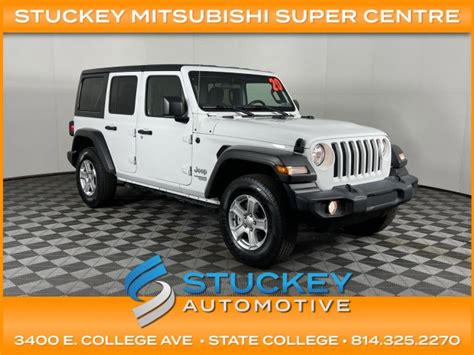 Pre Owned 2020 Jeep Wrangler Unlimited Sport S 4 Door Suv In
