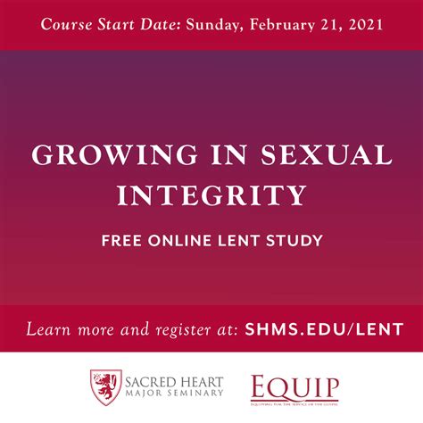 Growing In Sexual Integrity