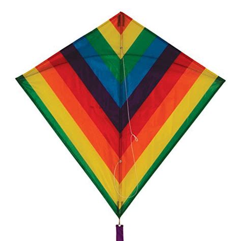 In The Breeze Rainbow Stripe Diamond Kite 30