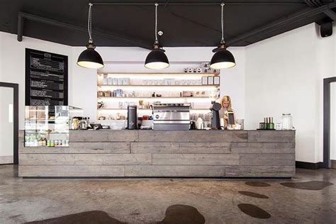 Minimalist Juxtaposed Cafes Coffee Shop Diseño De Tienda De Café
