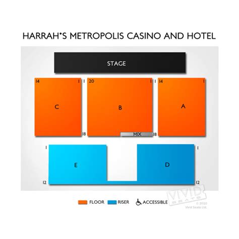 Harrahs Metropolis Seating Chart Vivid Seats