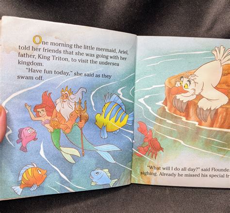 First Little Golden Bks The Little Mermaid Flounder To The Rescue