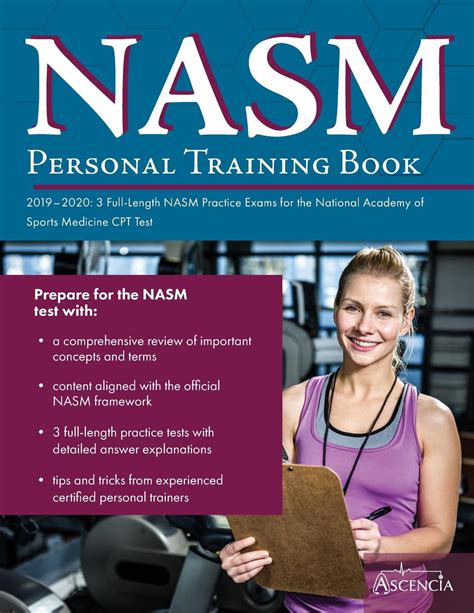 Nasm Personal Training Book 2019 2020 3 Full Length Nasm Practice