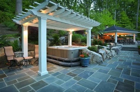 40 Outstanding Hot Tub Ideas To Create A Backyard Oasis Hot Tub Garden Hot Tub Backyard