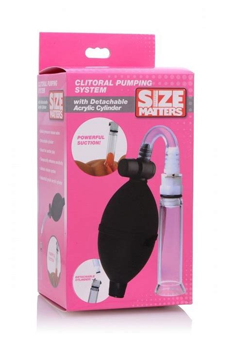 Size Matters Clitoral Pumping W Detachable Acrylic Cylinder