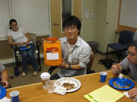 Shinji Going Away Party Sherwood Lab Duke University