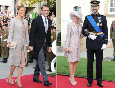 Find the perfect royal wedding guests stock photo. Luxembourg Royal Wedding Guests - Red Carpet Fashion Awards