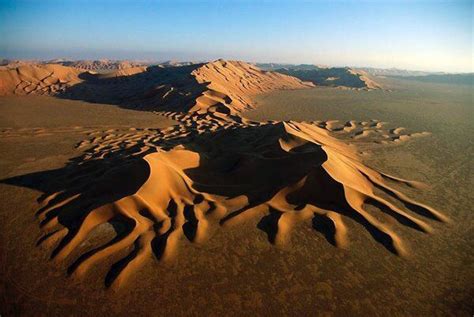 Aerial View Of Sand Dunes Rub Al Khali Amazing Places On Earth