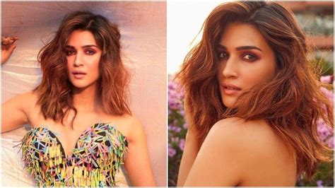 Kriti Sanon Adds Edgy Touch To Chic Multi Coloured Mini Dress In New