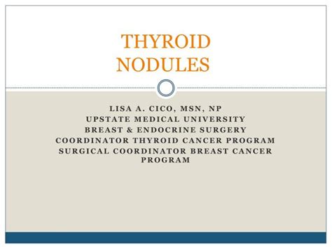 Ppt Thyroid Nodules Powerpoint Presentation Free Download Id2318535