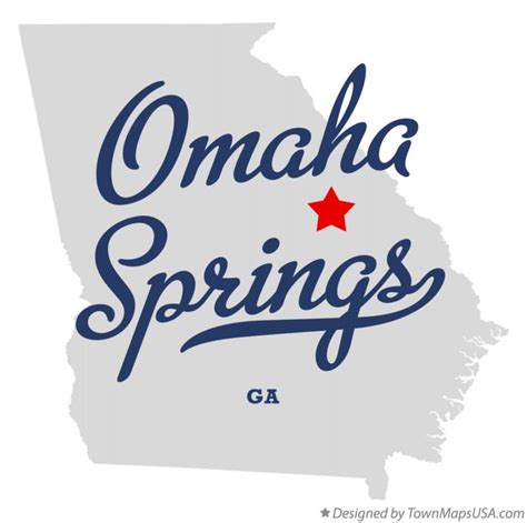 Map Of Omaha Springs Ga Georgia
