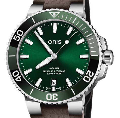 The New Oris Aquis Date Green Dial Pictures And Price