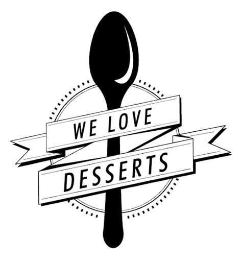 We Love Dessert Logo Designs