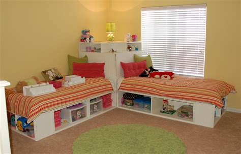 Contemporary Children Twin Beds With Storage Homesfeed