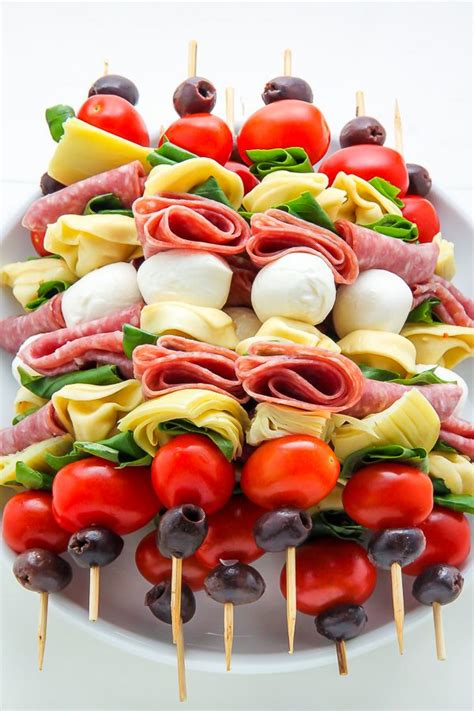 Antipasto Skewers - An Easy Antipasto Skewer Appetizer ...