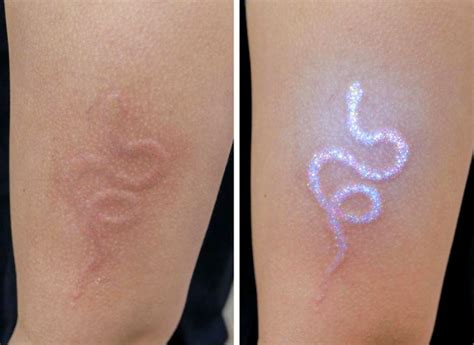 19 Tattoos That Have A Hidden Surprise Thanks To Uv Ink Bright Side