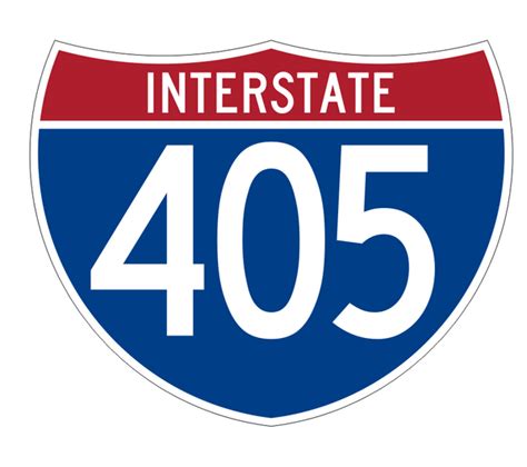 Interstate 405 Sticker Decal R979 Highway Sign Road Sign Winter Park Products