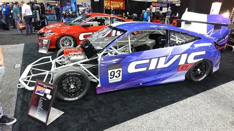 Civic Gt Drag Car At The Performance Racing Industry Show Rhonda