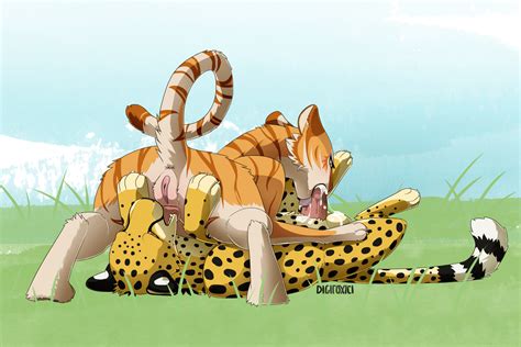 Rule 34 69 Cheetah Cum Cunnilingus Digitoxici Feline Fellatio Female