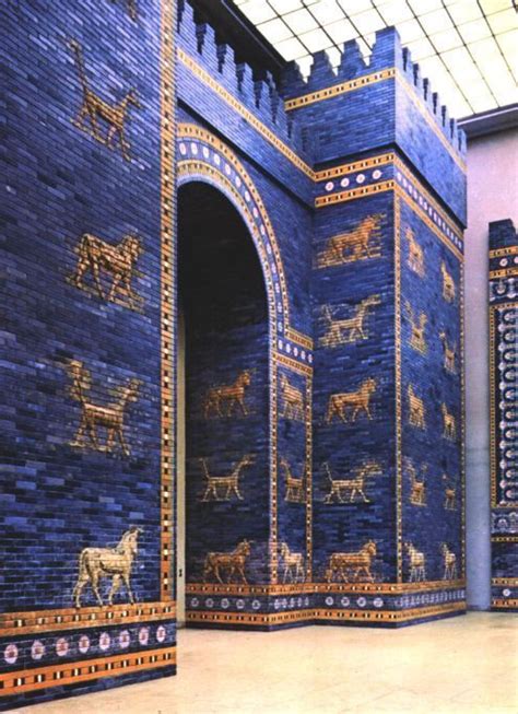 The Ishtar Gate Or Lions Gate Of Ancient Babylon One Of The Best