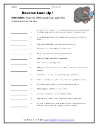 Worksheets for grade 7 math, science and english subjects, free evaluation, download and print in pdf from etutorworld for free. Grade 7 Spelling Worksheets