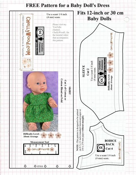 Printable Doll Clothes Patterns