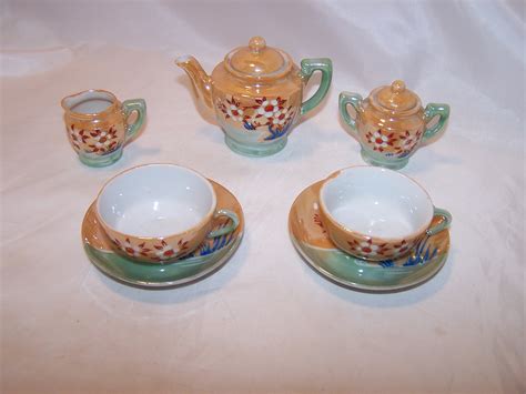 Miniature Tea Set Lusterware Japan Vintage