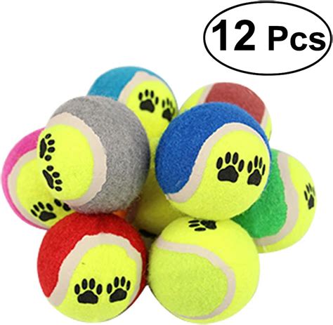 Ueetek 12x 65 Cm Mini Tennis Balls For Dogs Bite Free Chew Toys For