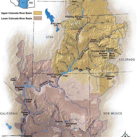 4 rivers in colorado map map