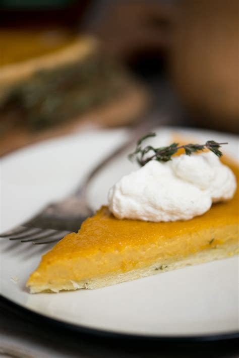 Butternut Squash And Thyme Tart