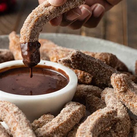 Churros With Chocolate Sauce Video Kevin Is Cooking