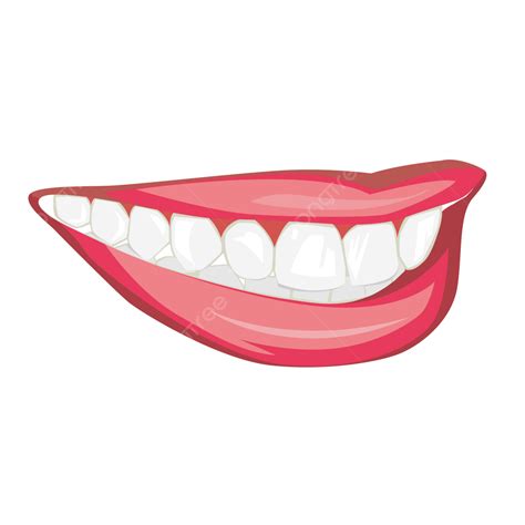 Smiling Lips Clipart Transparent Background Smile Lip Widely Red Lps