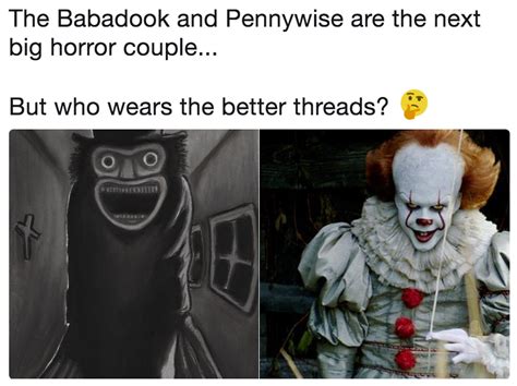 The Babadook And Pennywise Are The Next Big Horror Couple But Who