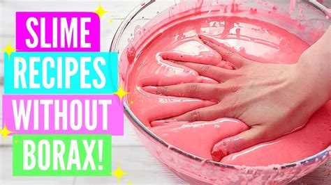 Testing Popular No Borax Slime Recipes How To Make Slime Without Borax