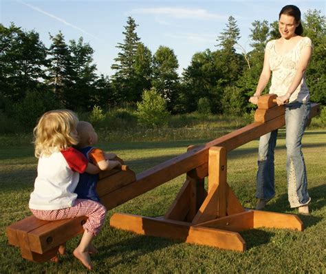 Plans To Build A Teeter Totter See Saw Playground Equipment In Toys