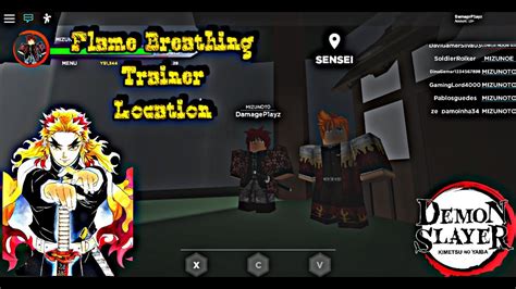Roblox ro slayers codes is one of the essential codes to take note of by the players because these are the codes that will help them to move forwards in how to redeem roblox ro slayers codes? CODE!!FLAME BREATHING TRAINER LOCATION IN RO SLAYER ...