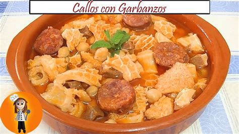 La ensalada de garbanzos es una receta perfecta para seguir una dieta. Callos con Garbanzos | Receta de Cocina en Familia - YouTube
