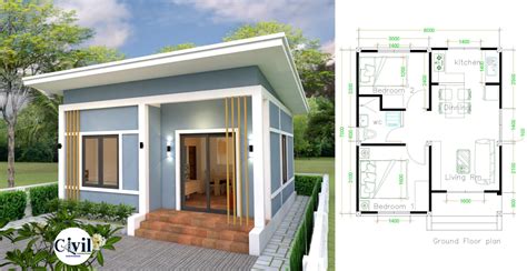 Small House Plans 6×7 With 2 Bedrooms Shed Roof Engineering Discoveries