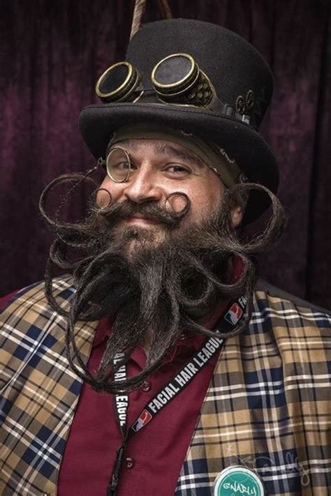 Steampunk Freestyle Beard Design Great American Beard And Mustache