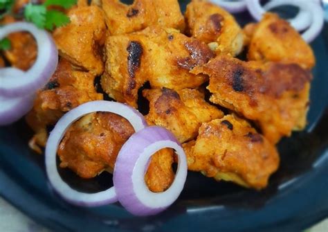 Chicken Tikka On Tawa Recipe By Naheed Alam Cookpad