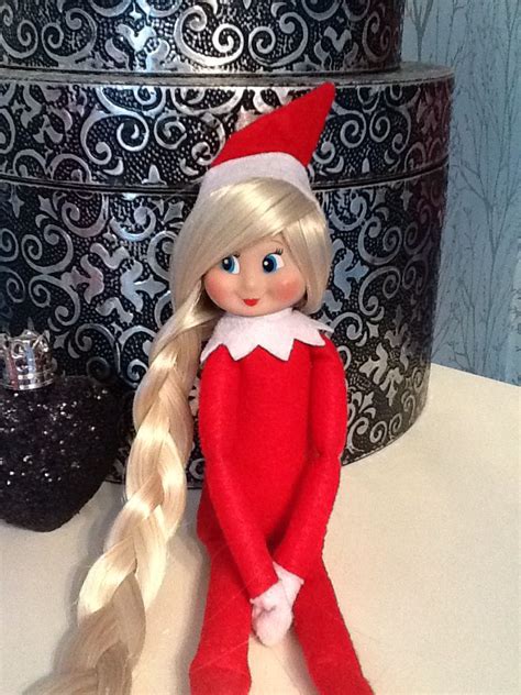 Cute Elf On The Shelf With Hair