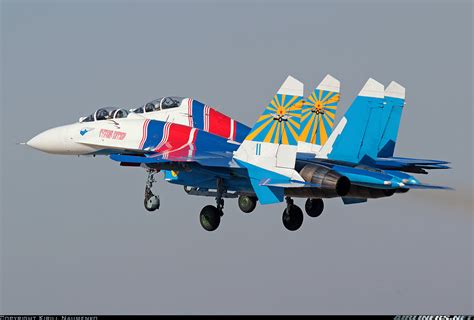 Sukhoi Su 27s Russia Air Force Aviation Photo 2630291