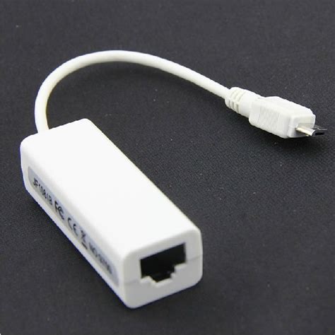 5 Pin Micro Usb To Rj45 Ethernet Network Cable Adapter