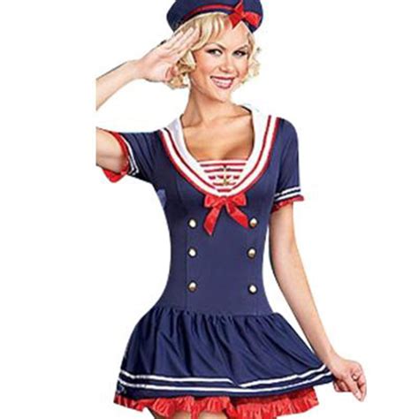 Sexy Womens Sailor Costume Teenage Girls Sailor Fancy Dress Erotic Costumes Adult Halloween
