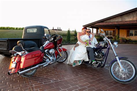Biker Themed Wedding Photography