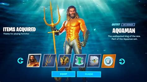 Aquaman Arrive Blackmanta Les D Fi Sur Fornite Go Rush Lvl