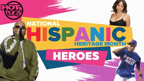Hispanic Heritage Month Celebrating Iconic Latinx Figures And Heroes Hot97