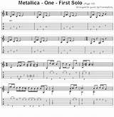 Guitar Tabs For One Metallica