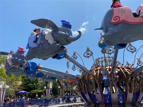 Photos Video Dumbo The Flying Elephant Soars Again At Disneyland Park